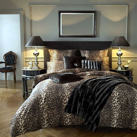 animal print bedroom